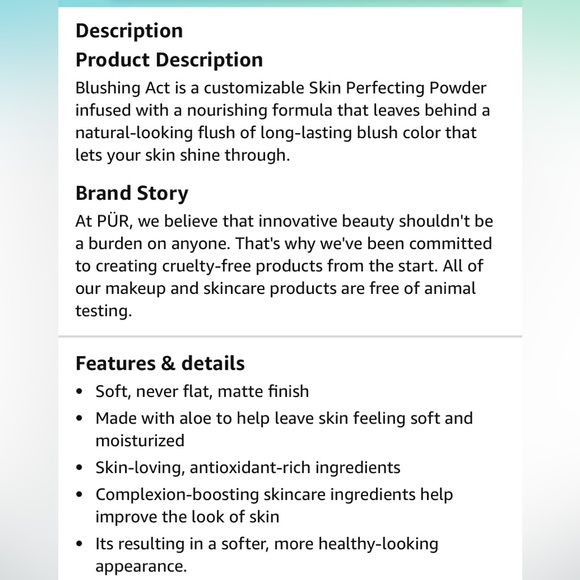 Pur peach blush - Picture 5 of 5